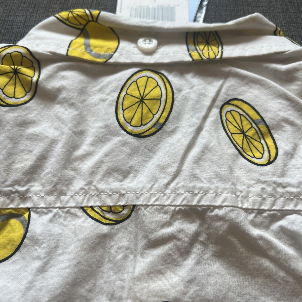 ADIDAS Ballsmon Short Sleeve Shirt White/Yellow Large ADIDAS Ballsmon Short Sleeve Shirt White/Yellow Large