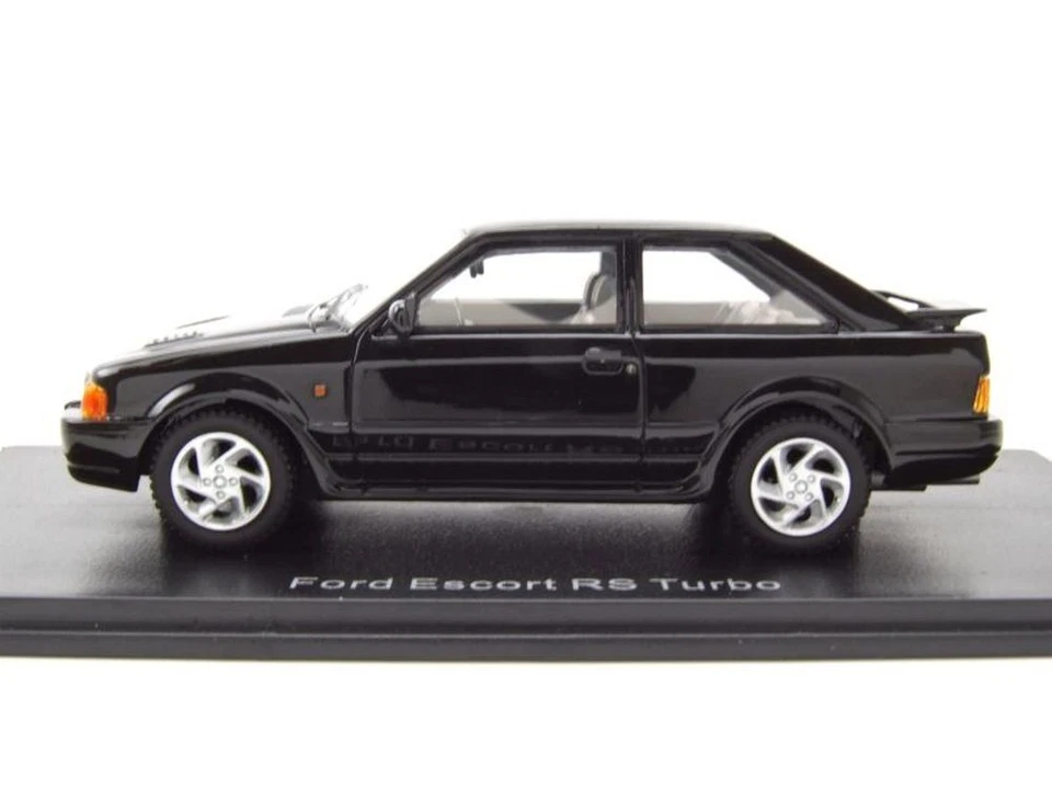Ford Escort MK4 RS Turbo 1986 Nero Modellino 1:43 Neo Scale Models - Immagine 3 di 4