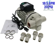 TDRFORCE Water Diaphragm Pump Self Priming Pump 115V 10.5GPM 23PSI,1.59Bar