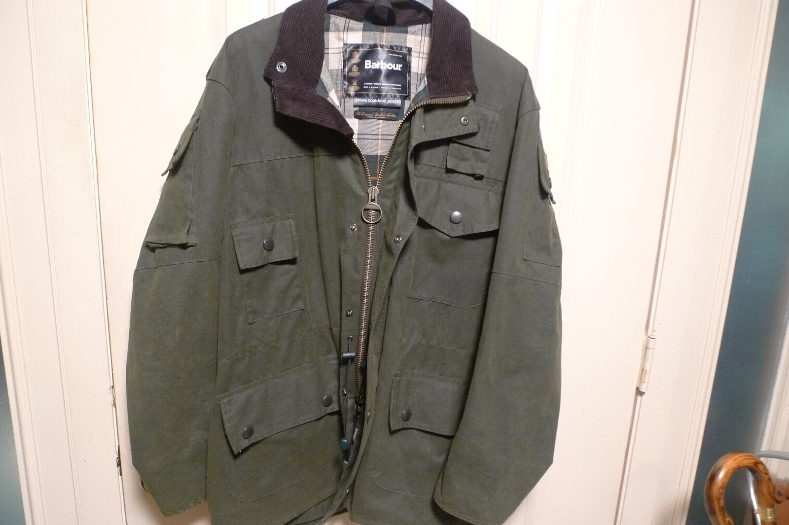 BARBOUR- A550 COWEN COMMANDO WAX COTTON MILITARY JACKET – MADE IN