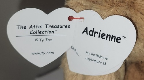 Ty Attic Treasures ADRIENNE the Bunny (8 Inch) NEW MWMTs Soft Stuffed Animal Toy - Picture 4 of 11