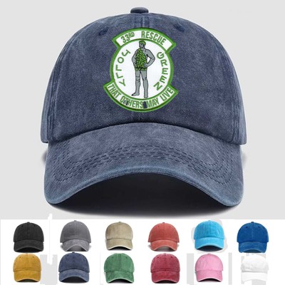 Custom Embroidered Hat 33rd Rescue Squadron, Veteran Cap, Trucker Hat, Gift Idea