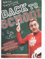 No Disc ORIGINAL COVER ART Back To School 2007 DVD Cover Rodney Dangerfield
