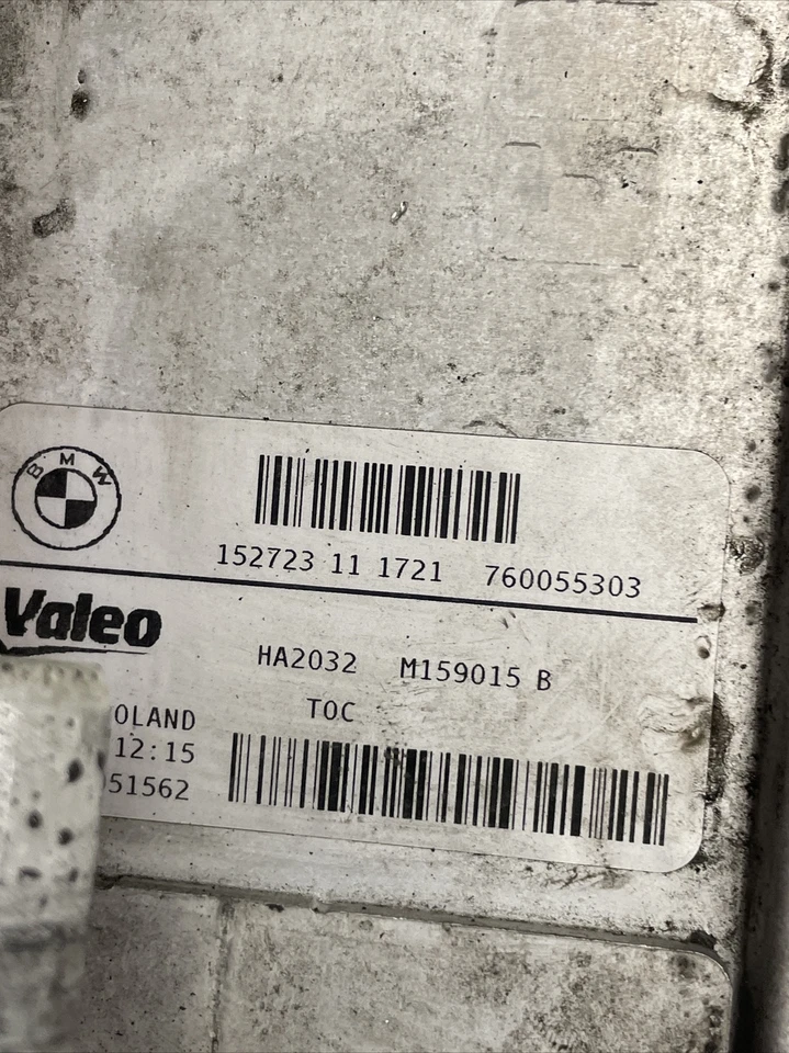 2012 BMW 328i Oil Cooler Automatic Transmission 152723 11 1721 OEM - Изображение 3 из 4