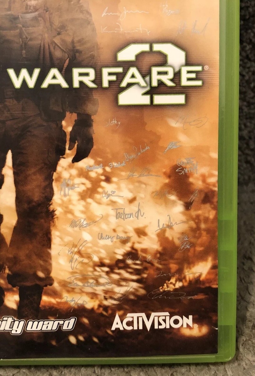 Call of Duty Modern Warfare 2 Xbox 360 Digitally Autographed