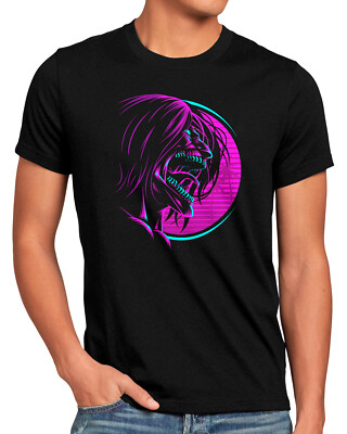 Eren Rage Herren T-Shirt attack japan manga on titan aot