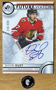 David Gust 2023-24 Upper Deck SP Authentic Future Watch Autograph /999 #123
