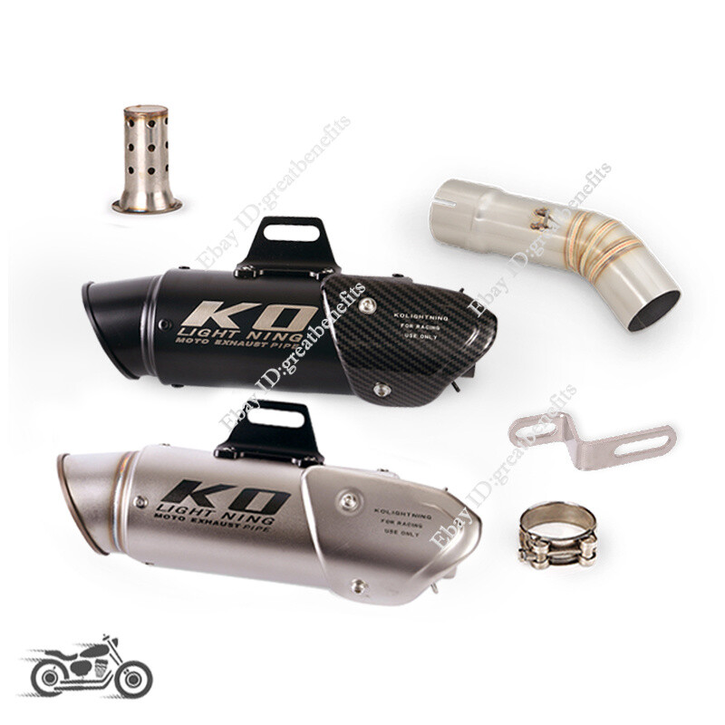 Mid Connect Pipe For Yamaha FZ8/FZ8N – 51mm Slip-On Exhaust (Stainless, All Years)