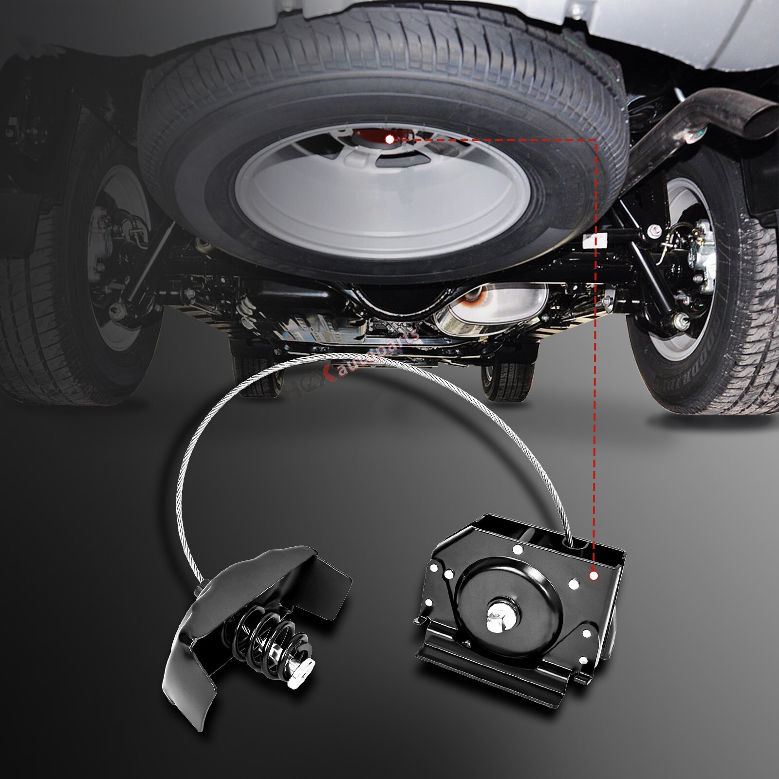 Dorman 924-549 Spare Tire Hoist Compatible With Select Chevrolet