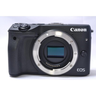 Canon Mirrorless EOS M3 Lens Kit Black EF-M18-55mm F3.5-5.6 IS STM