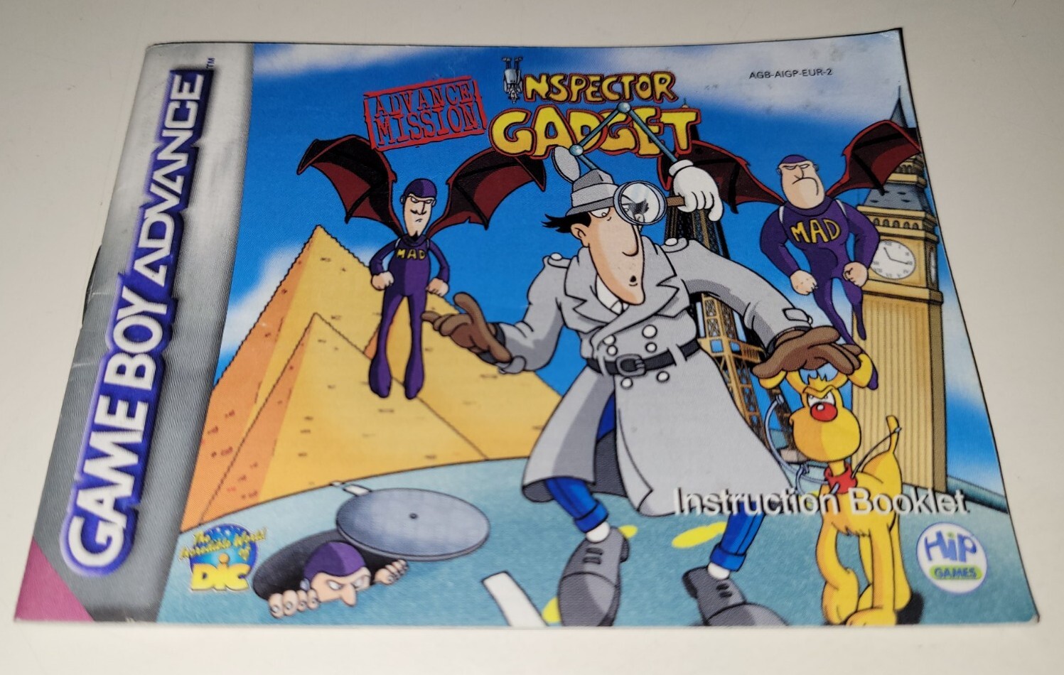 Notice - Nintendo Game Boy Advance - Inspector Gadget Advance Mission - EUR 