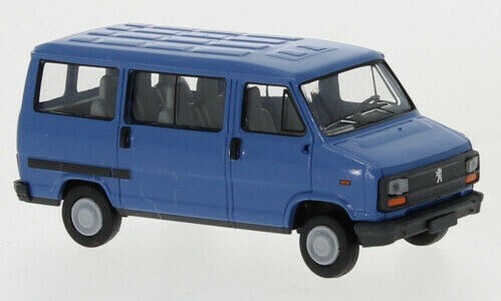 Brekina 34905 - 1/87 Peugeot J5 Bus, Blue, 1982 - New