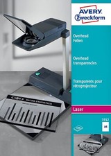 Folie napowietrzne AVERY Purposeform 3552 do drukarek laserowych i kopiarek laserowych S/W (100 tra