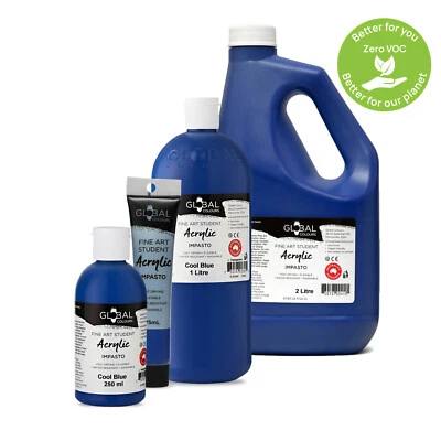 Cool Blue - Global Colours Eco-Friendly Fine Art Student Acrylic Artist Paint