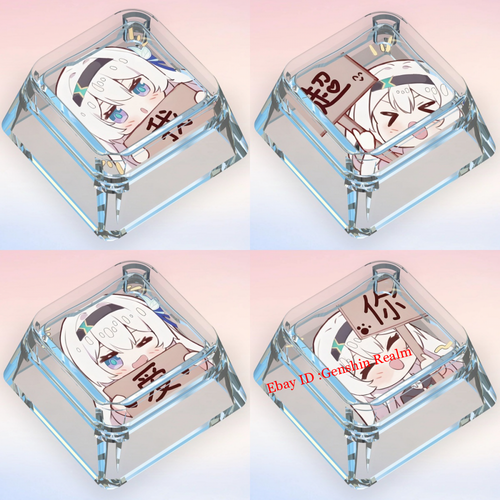 Tastiere personalizzate trasparenti tema lucciola Anime Honkai: Star Rail Firefly - Foto 10 di 48