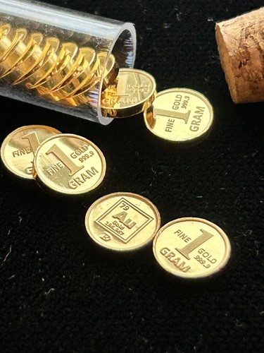 1 Gram Proof Gold Rounds .9999 Gold Fineness -Made in US Guaranteed 24k ...