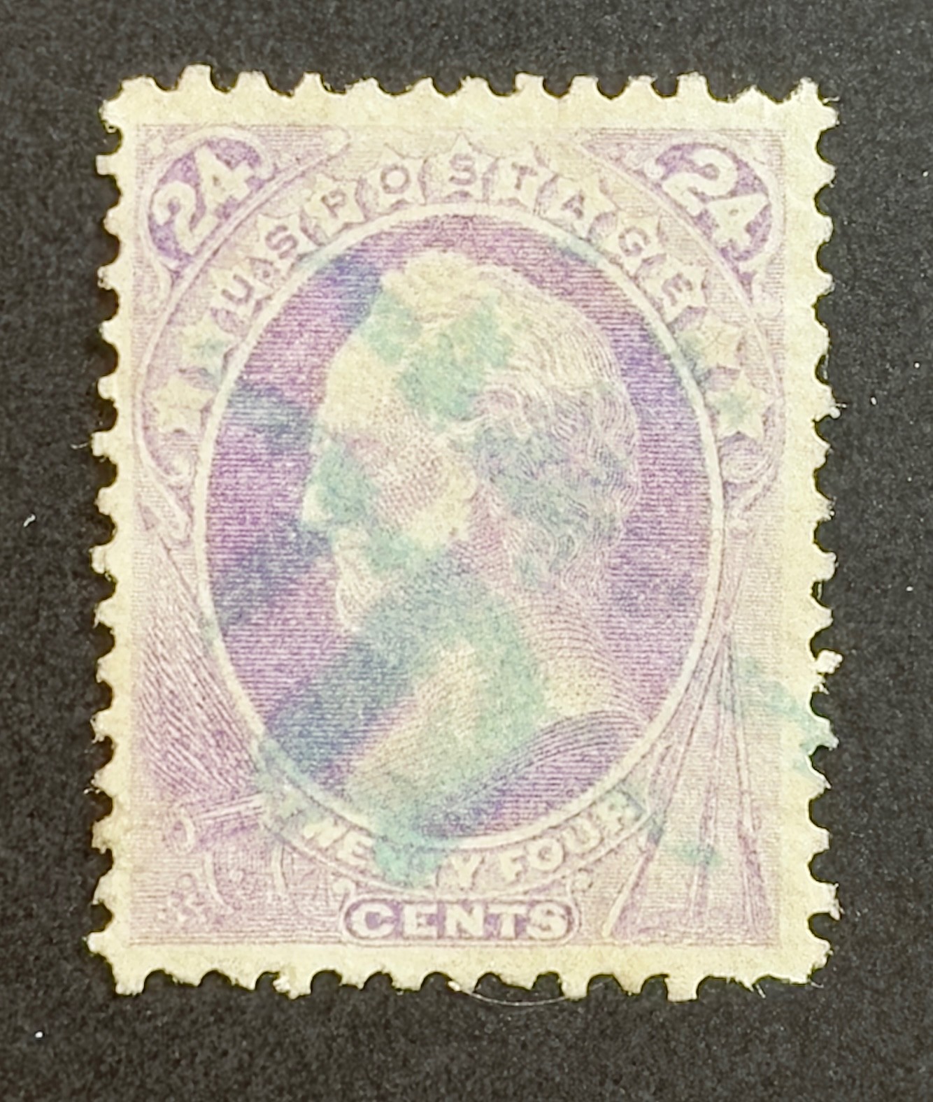 US Stamp #153 Used Green Cancel Fine-Very Fine CV $225
