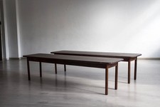 Tavolino da salotto stile vintage grandi dimensioni in legno massello