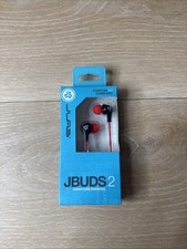 JLAB Jbuds 2 Signature Earbuds Custom Fit Natural Comfort Ultimate Sound RED NEW