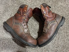 Red Wing Boots Mens Size 13 D Soft Toe 8” 938 Brown Leather Electrical Hazard