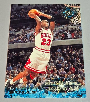Michael Jordan # 1 NBA 1995-96 Topps Stadium Club Chicago Bulls EN N.Mint-Mint