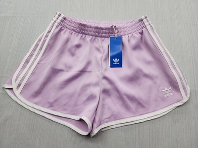 Adidas Originals Womens Track Shorts 3s Sprinter Classic Size Small Orchid New 