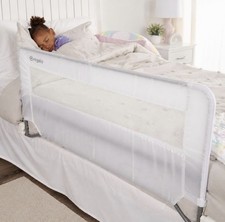 Regalo Swing Down Bed Rail for Toddlers with Patented Gap Guard 43  Long