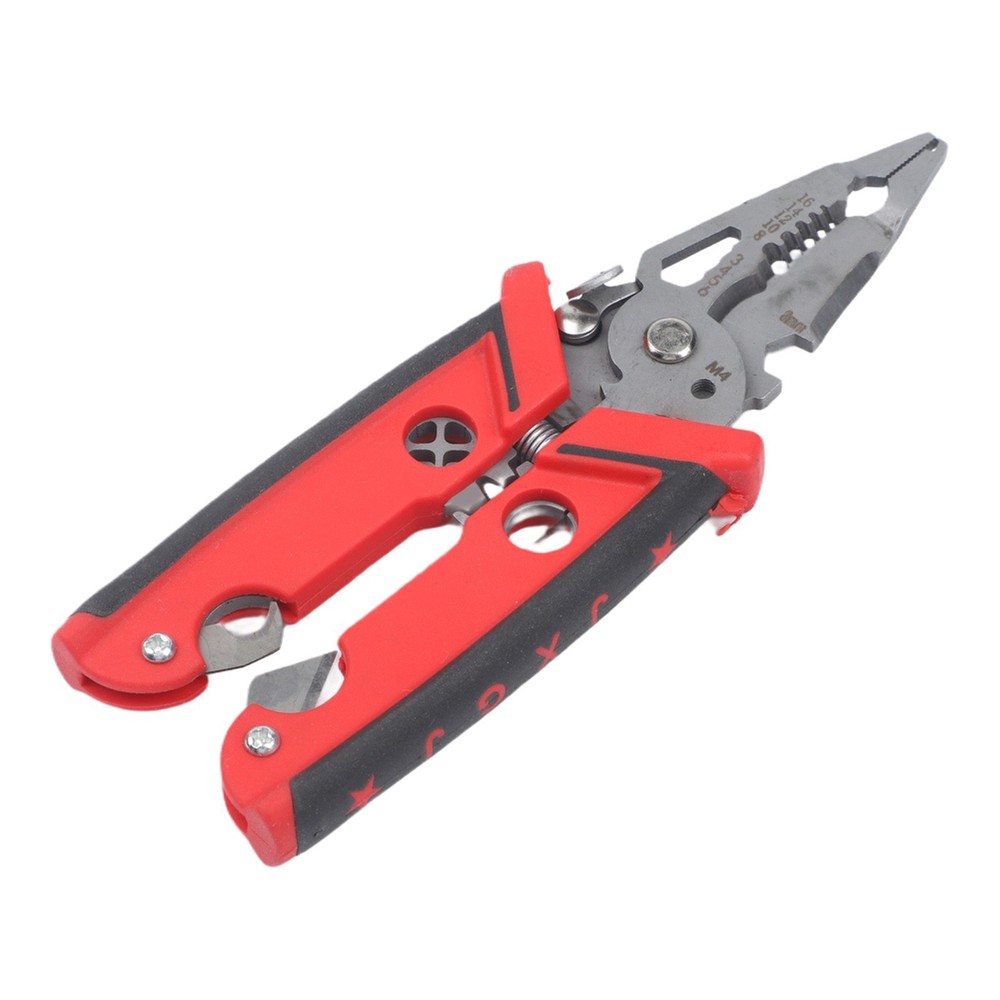 Multi Tool Wire Stripper Cutter Pliers 18 in 1 with Crimper and Wrench Features