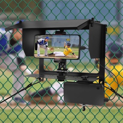 Metal Phone Fence Mount with Adjustable Shade,Game Changer Mounting Kit for i...