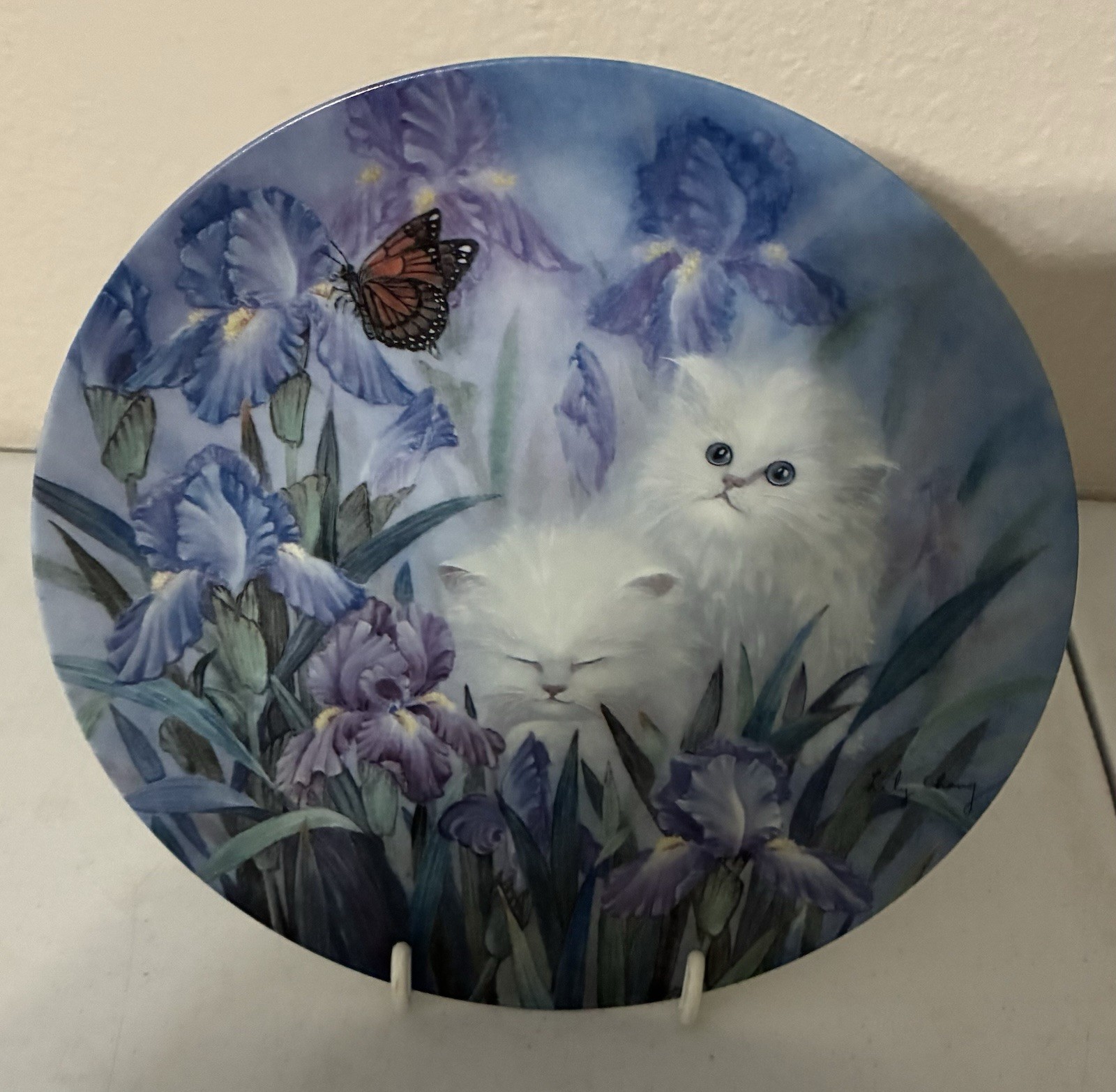 Lily Chang Collector Plate Ltd Ed Bradex 1992 Garden Discovery COA 13305A Cat