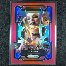 2024 Prizm WWE ISLA DAWN Base Vertical Red 214/299 #194