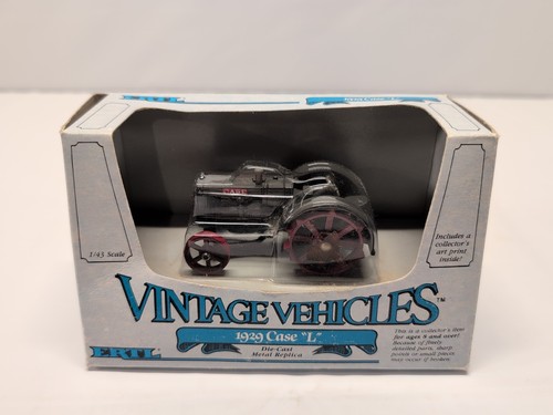 Vintage 1988 Ertl Classic Vehicles 1929 CASE L 1/43 Scale Die-Cast Tractor 2554 - Picture 1 of 5