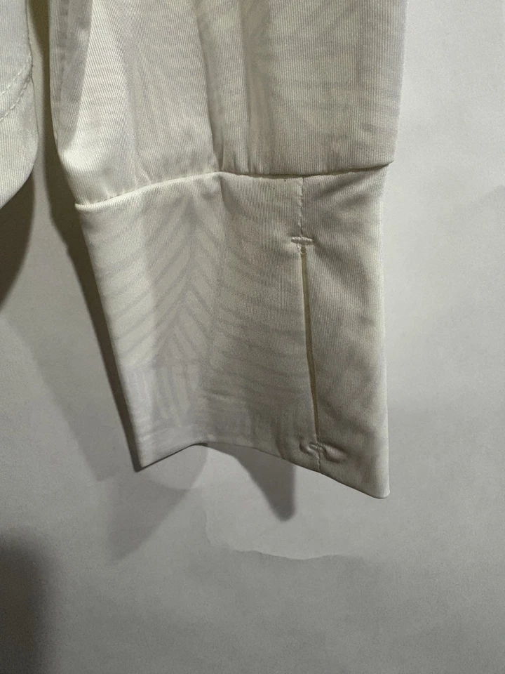 realtree fishing shirt White Snow Camo Long Sleeve Performance Size M - Image 3 of 4