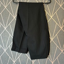 NA-KD Black Darted Trousers Women's EU 34 / UK 6 Tapered Suit Pants - New