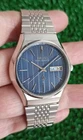 NICE & RARE VINTAGE SEIKO KING QUARTZ 0853-8000 DAY/DATE BLUE DIAL JDM WATCH