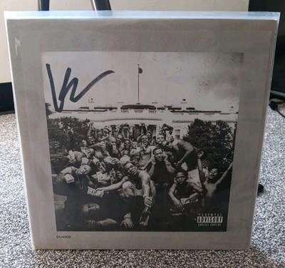 Kendrick Lamar Signed Vinyl To Pimp A Butterfly Numbered 91/4000 RARE
