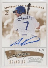 2014 Panini Classics Significant Signatures Gold 11/25 Alex Guerrero Auto 4cz
