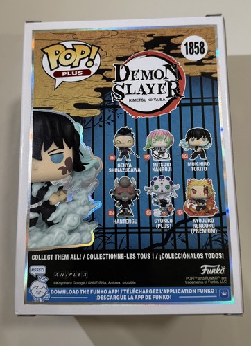 Funko Pop! Demon Slayer Muichiro Tokito Funko shop Exclusive #1858  GITD Chase - Picture 3 of 9