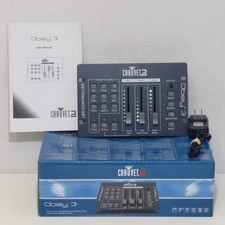 Obey 3 Lighting controller from Chauvet DJ 3 channel DMX controller Version 2