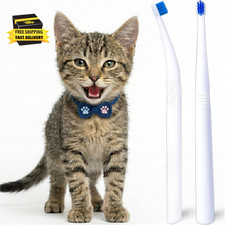 Cat Toothbrush Tiny, Small Dog Puppy Tooth Brushing Kit, Ultra Soft Mini 15