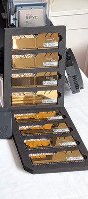 G.SKILL Trident Z Royal Gold 128GB  RAM (8*16 GB) DDR4-3200