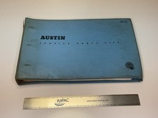 Oem Parts Listcatalog Austin Healey Sprite Mk. Ii Shop Copy Second Edition 962