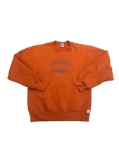 Vintage 90’s Russell Athletic Orange Crewneck Size Small Made In U.S.A