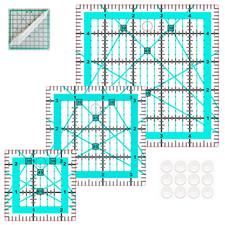 Quilting Rulers,3 Quilting Square Ruler Quilting Templates 2.5"X2.5", 3.5"X3.5",