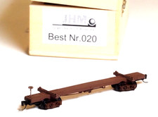JHM Brass Logging car Nn3, new in box for Z-scale track, made in Germany