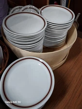 Vintage White Pfaltzgraff Northwest Airlines Dishes