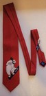 Coka Cola Polar Bear Tie, Polyester Red 59" X 3.75", Preowned. — photo 1