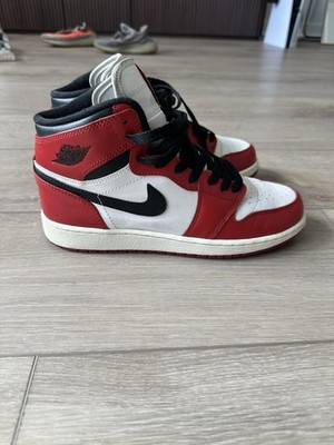 スニーカー Air Jordan 1 Retro High OG Chicago GS Jordan 1 Retro High Chicago 2013 Sz 6 | eBay