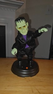 Gemmy Animated Grave Raver Frankenstein Monster Dancing Singing Light