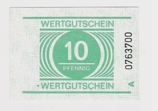 10 PF Gefängnisgeld der DDR Serie A UNC